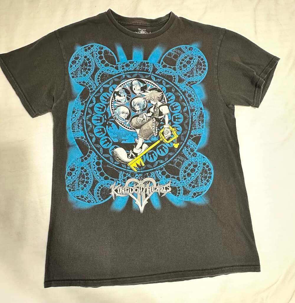 Disney Kingdom Hearts T-Shirt Size MD Black